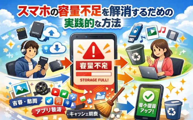 スマホの容量不足を解消するための実践的な方法