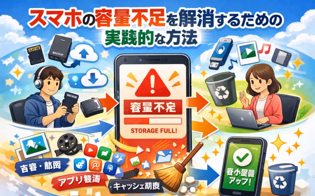 スマホの容量不足を解消するための実践的な方法